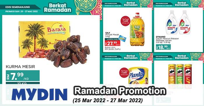MYDIN Ramadan Promotion (25 March 2022 - 27 March 2022)