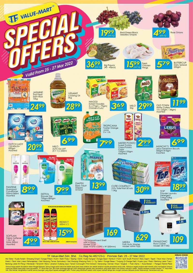 TF Value-Mart Special Promotion (25 March 2022 - 27 March 2022)