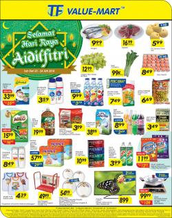 TF Value-Mart Hari Raya Aidilfitri Promotion (23 June 2018 - 24 June 2018)