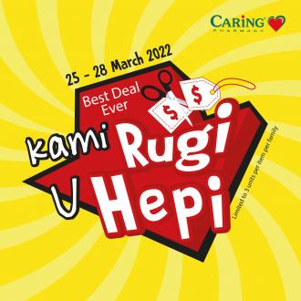 Caring Pharmacy Kami Rugi U Hepi Promotion (25 March 2022 - 28 March 2022)
