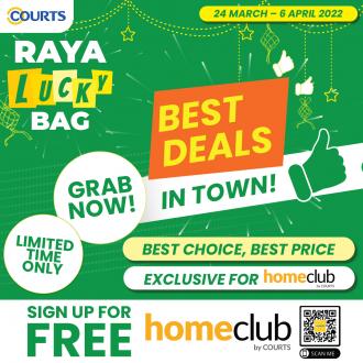 COURTS Raya Lucky Bag Promotion (24 March 2022 - 6 April 2022)