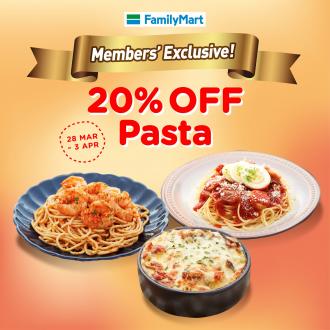 FamilyMart Member 20% OFF Pasta Promotion (28 March 2022 - 3 April 2022)