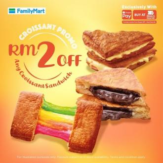 FamilyMart ShopeePay Croissant Sandwich RM2 OFF Promotion (valid until 3 Apr 2022)