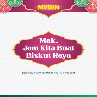 MYDIN Raya Cookies Baking Promotion (24 March 2022 - 13 April 2022)