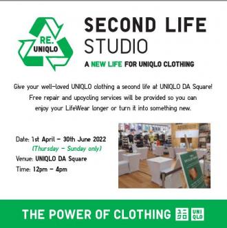 Uniqlo DA Square FREE Repair and Upcycling Services Promotion (1 April 2022 - 30 June 2022)