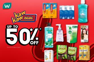 Watsons Kaw Kaw Deals Sale Up To 50% OFF (31 March 2022 - 4 April 2022)
