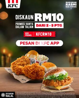 KFC Ramadan RM10 OFF Promo Code Promotion (1 April 2022 - 2 May 2022)