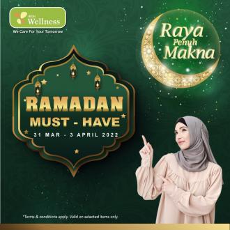 AEON Wellness Ramadan Must Have Promotion (31 March 2022 - 3 April 2022)