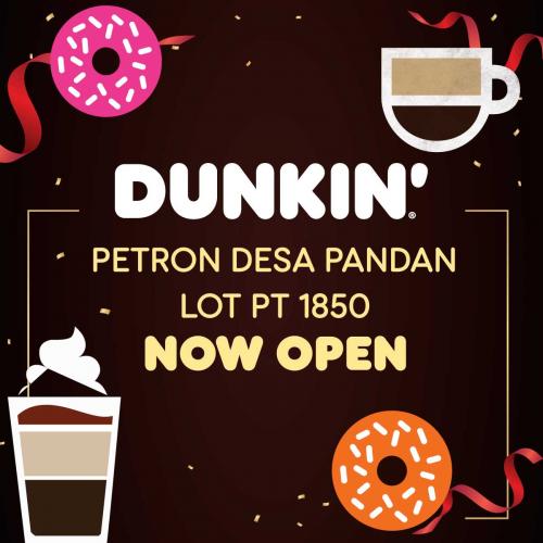Dunkin Donuts Petron Desa Pandan Opening Promotion (1 April 2022 - 30 April 2022)