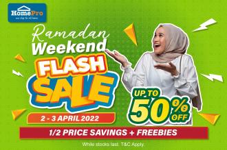 HomePro Weekend Flash Sale Up To 50% OFF (2 Apr 2022 - 3 Apr 2022)
