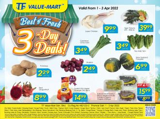 TF Value-Mart Weekend Fresh Items Promotion (1 April 2022 - 3 April 2022)