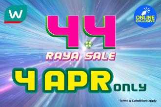 Watsons Online 4.4 Raya Sale (4 April 2022)