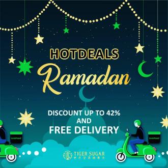 Tiger Sugar GrabFood Ramadan Hotdeals 42% OFF Promotion