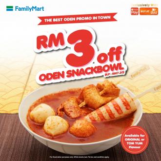 FamilyMart ShopeePay Oden Snackbowl RM3 OFF Promotion (valid until 17 Apr 2022)