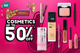 Watsons Cosmetics Sale Up To 50% OFF (7 April 2022 - 11 April 2022)