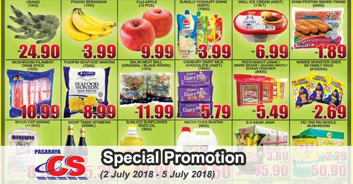 Pasaraya CS Special Promotion (2 July 2018 - 5 July 2018)