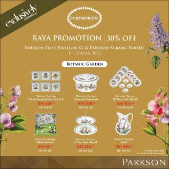 Parkson Portmeirion Raya Promotion (1 April 2022 - 30 April 2022)