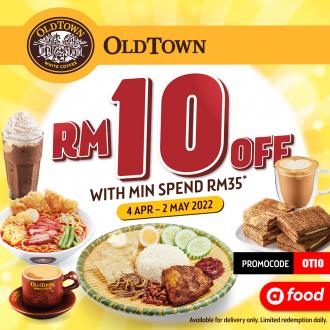 Oldtown AirAsia Food RM10 OFF Promotion (4 April 2022 - 2 May 2022)