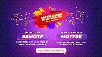 Mayflower Online Travel Fair Sale (8 April 2022 - 11 April 2022)