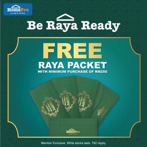 HomePro Be Raya Ready Promotion (11 April 2022 - 4 May 2022)