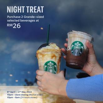 Starbucks Night Treat Promotion (6 April 2022 - 2 May 2022)