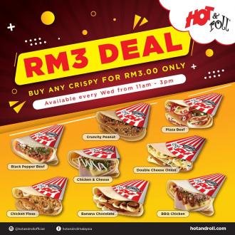 Hot & Roll Setia City Mall RM3 Promotion (7 April 2022 - 2 May 2022)