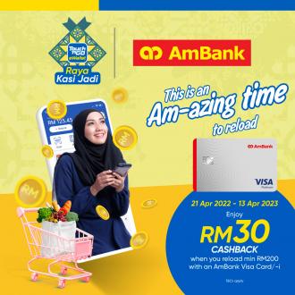 Touch 'n Go eWallet AmBank Amazing RM30 Cashback Promotion (21 April 2022 - 13 April 2023)