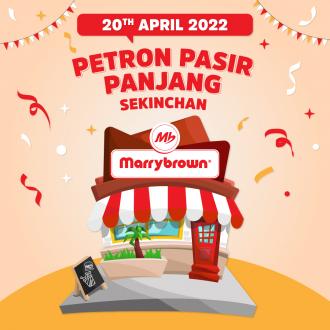Marrybrown Petron Pasir Panjang Sekinchan Opening Promotion (20 April 2022)