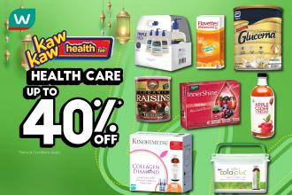 Watsons Health Care Sale Up To 40% OFF (14 April 2022 - 19 April 2022)