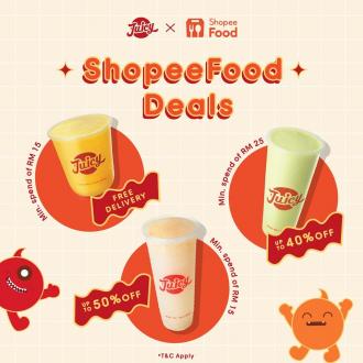 JUICY ShopeeFood Up To 50% OFF Promotion