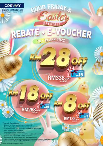 Cosway Good Friday & Easter Promotion (14 April 2022 - 19 April 2022)