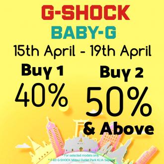 G-Shock Baby-G Ramadan & Raya Promotion at Mitsui Outlet Park (15 April 2022 - 19 April 2022)