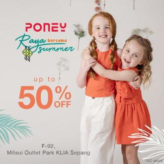 Poney Ramadan & Raya Sale Up To 50% OFF at Mitsui Outlet Park (valid until 31 May 2022)