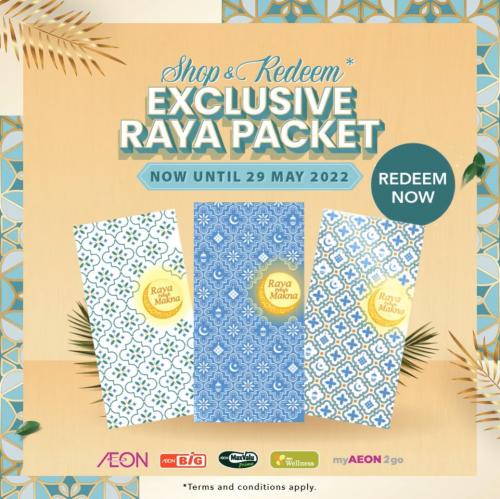 AEON Hari Raya FREE Raya Packets Promotion (valid until 29 May 2022)