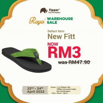 Fipperslipper Raya Warehouse Sale As Low As RM3 (22 April 2022 - 24 April 2022)