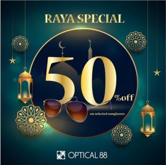 Optical 88 Raya Sale 50% OFF at Johor Premium Outlets (15 April 2022 - 15 May 2022)