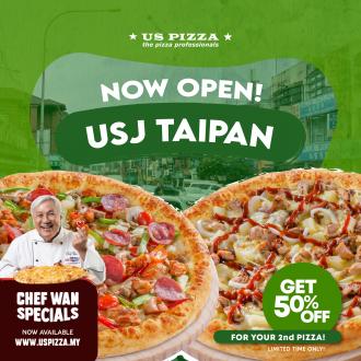US Pizza USJ Taipan Opening Promotion