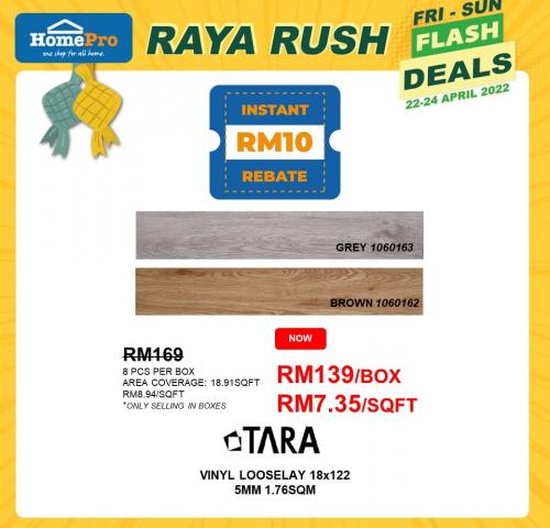 HomePro Raya Rush Flash Sale (22 April 2022 - 24 April 2022)