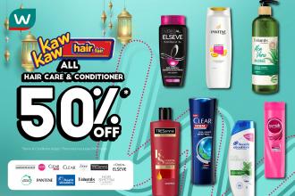 Watsons Hair Care & Conditioner Sale 50% OFF (21 April 2022 - 27 April 2022)