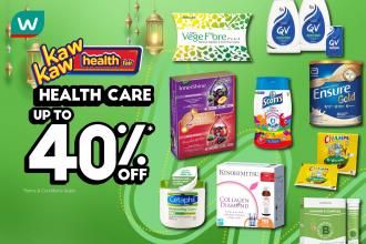 Watsons Health Care Sale Up To 40% OFF (21 April 2022 - 27 April 2022)