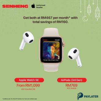 Senheng Apple Watch SE and AirPods Promotions (valid until 24 Apr 2022)