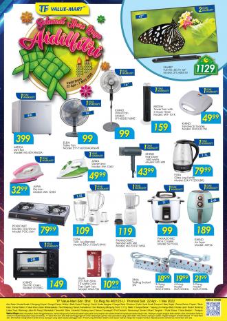 TF Value-Mart Hari Raya Electrical Fair Promotion (22 Apr 2022 - 1 May 2022)