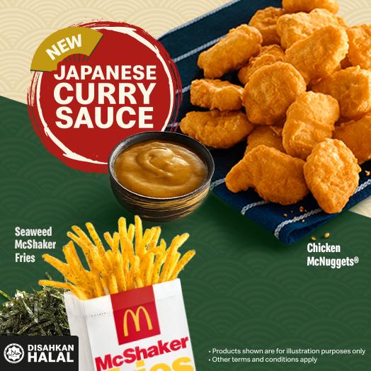 McDonald's Chicken McNuggets with Japanese Curry Sauce