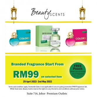 Beauty Scents Special Sale at Johor Premium Outlets (29 April 2022 - 2 May 2022)