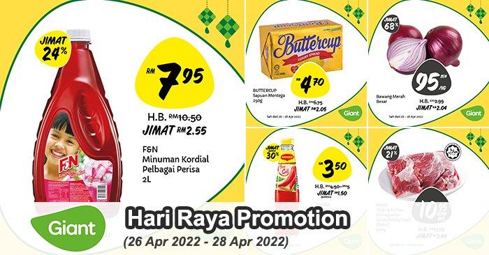 Giant Hari Raya Promotion (26 Apr 2022 - 28 Apr 2022)
