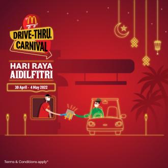 McDonald's Drive-Thru Hari Raya Carnival Promotion FREE Voucher (30 April 2022 - 4 May 2022)