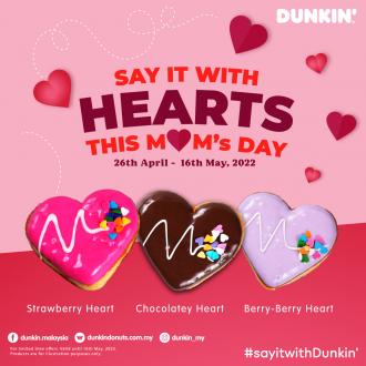 Dunkin Mother's Day Heart Donuts (valid until 16 May 2022)
