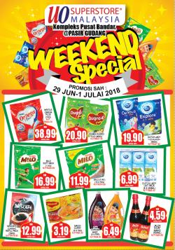 UO SuperStore Weekend Special Promotion at Pasir Gudang (29 June 2018 - 1 July 2018)