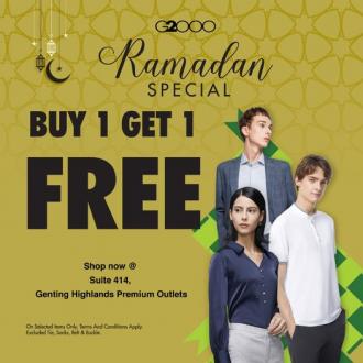 G2000 Ramadan Sale Buy 1 Get 1 FREE at Genting Highlands Premium Outlets (1 May 2022 - 8 May 2022)