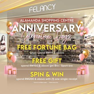 Felancy Alamanda Shopping Centre Anniversary Celebration Day Promotion